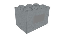 Betonový blok AB5 1200x800x800 mm (3)